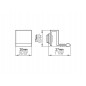 S 2139-20ZN21A4V2S Buton nichel satin pt usi sticla